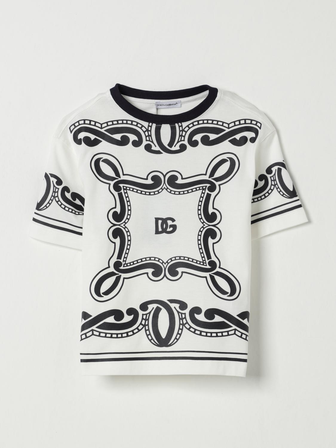 Dolce & Gabbana T-shirt Kids Color White In White
