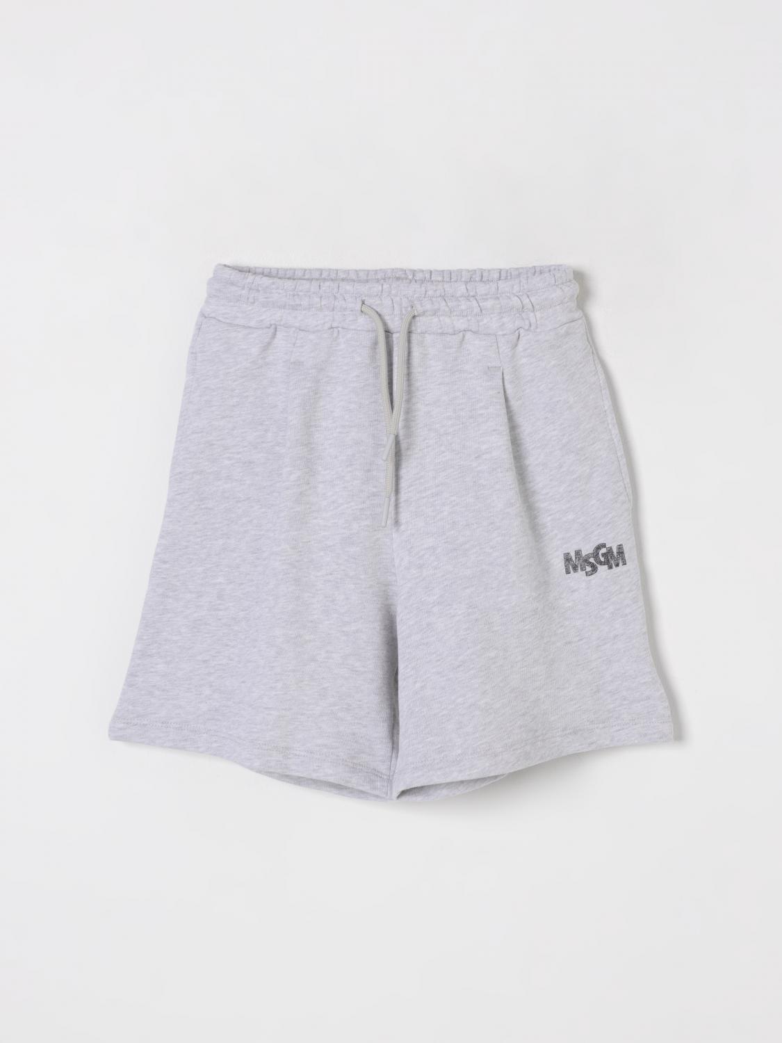 Msgm Shorts Kids Kids Color Grey In Grey