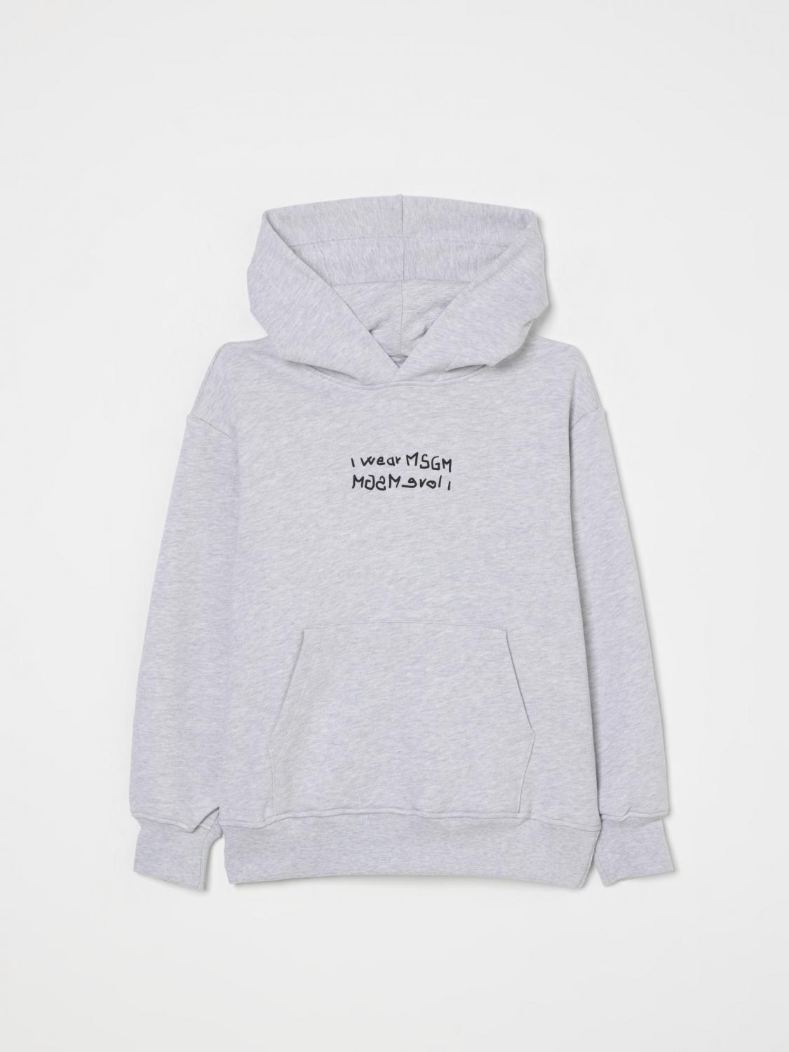 Msgm Sweater Kids Kids Color Grey In Grey
