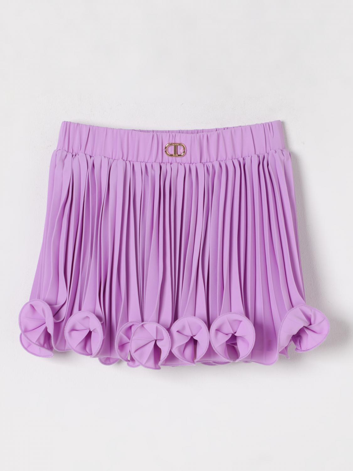 Twinset Skirt  Kids Color Violet In Violet