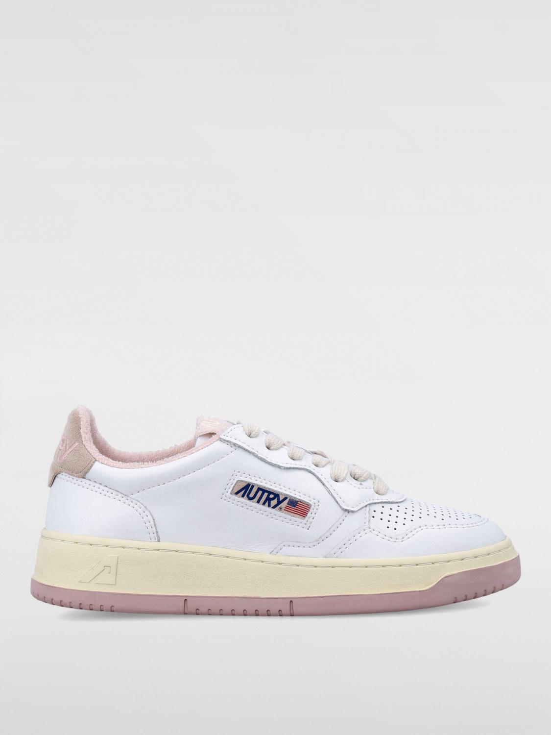 Shop Autry Sneakers Woman Color White