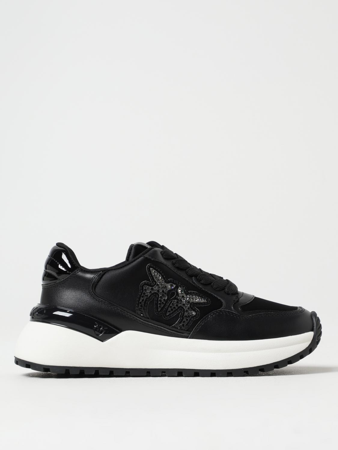 Pinko Sneakers  Woman Color Black In Black