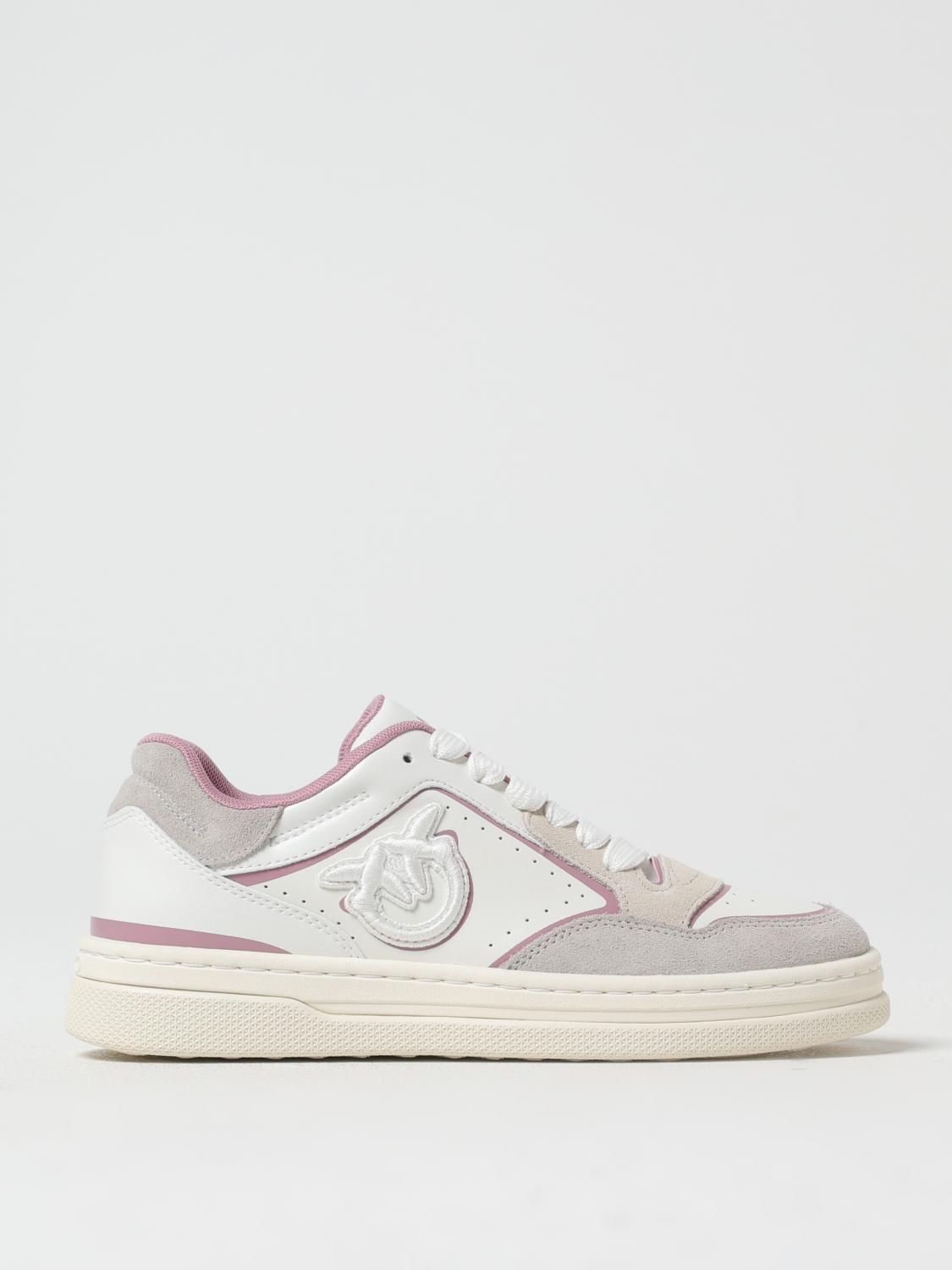 Pinko Logo Love Birds Sneakers In White