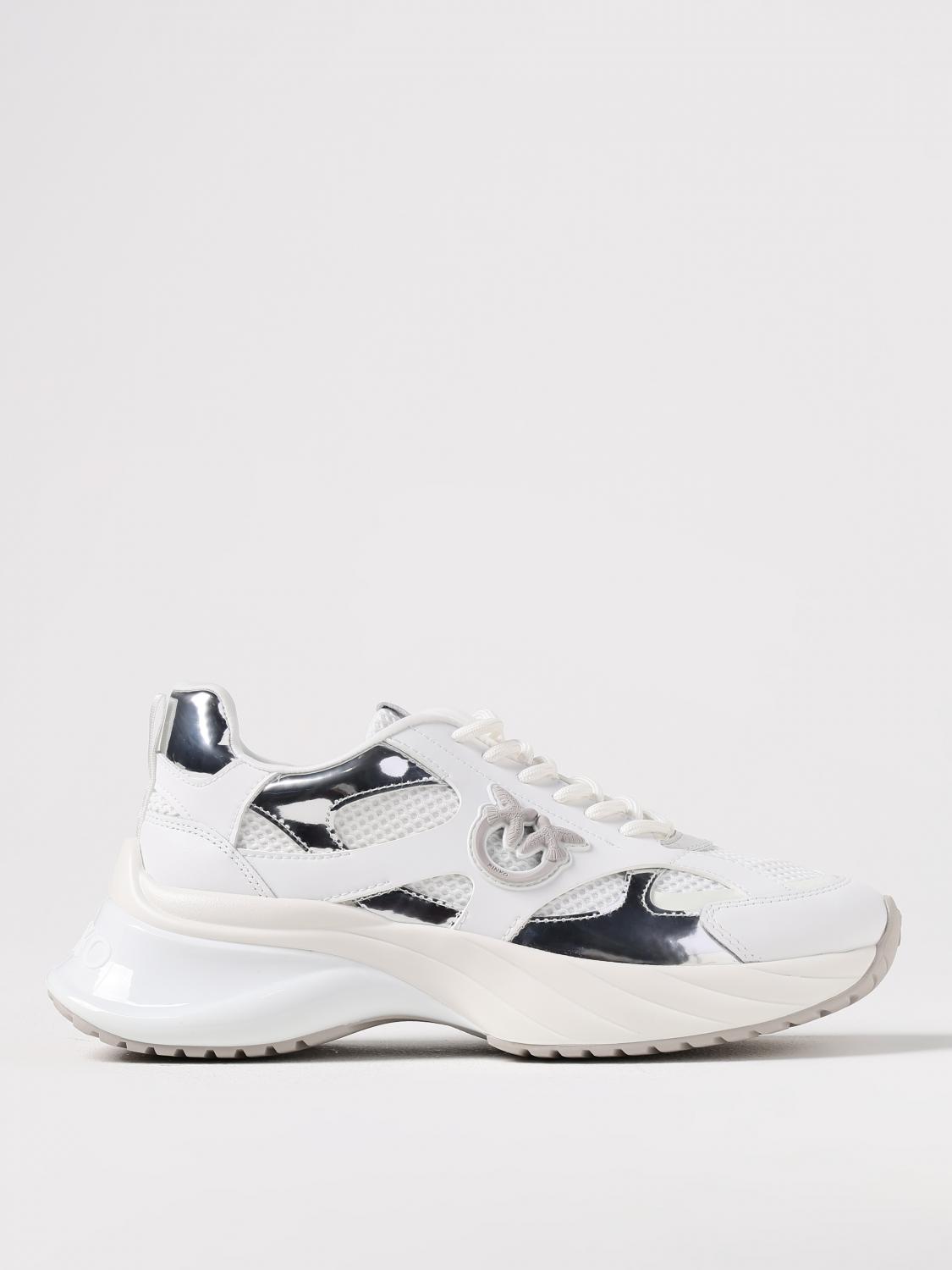 Pinko Ariel Low-top Running Sneakers In White 1