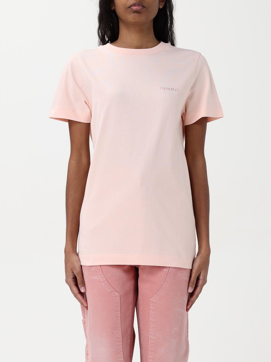 Pinko T-shirt Woman Color Pink In Bunt