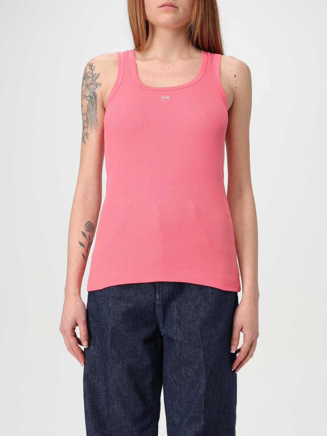 Shop Pinko T-shirt  Woman Color Pink