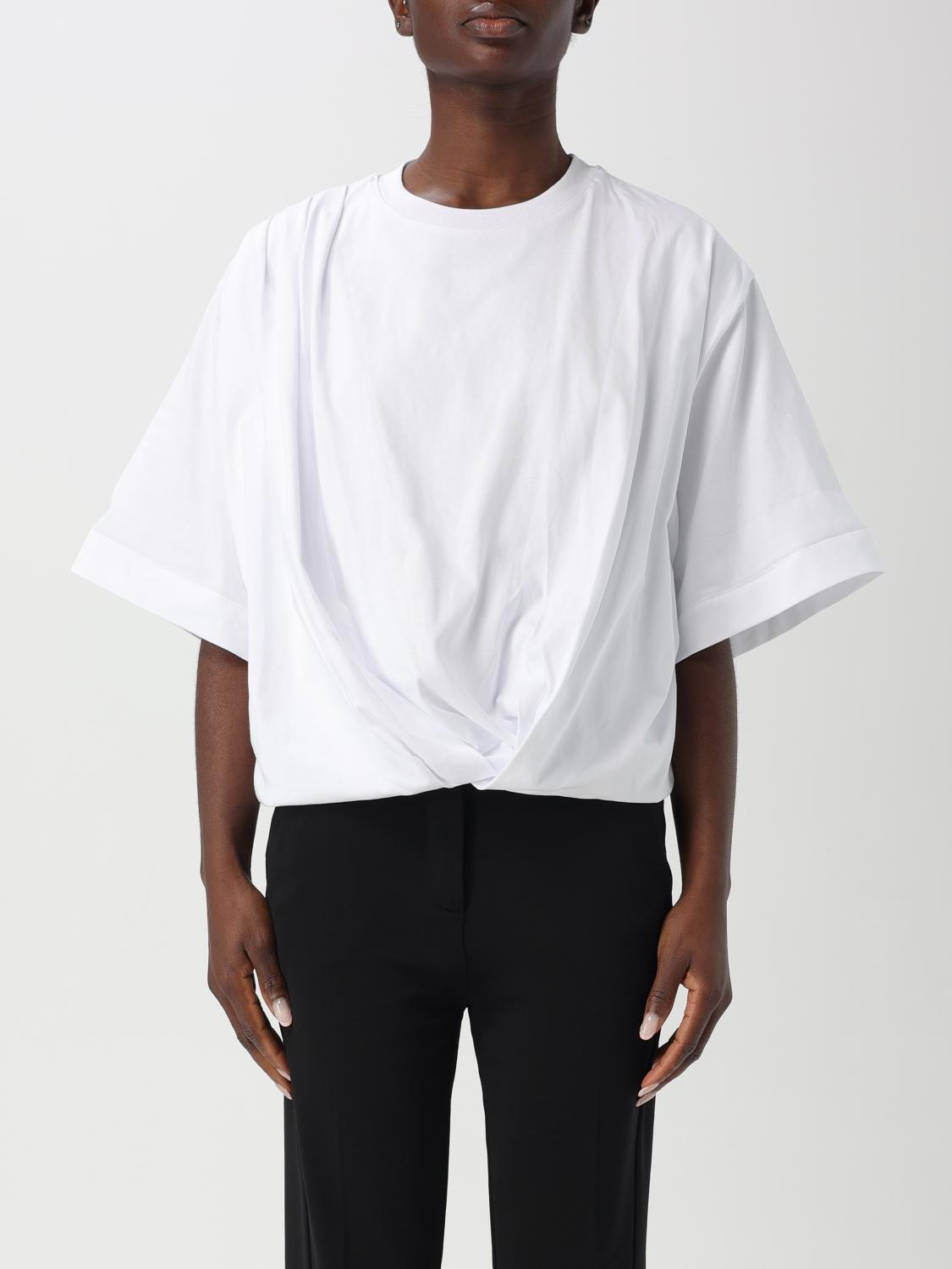 Shop Pinko T-shirt Woman Color White In Weiss