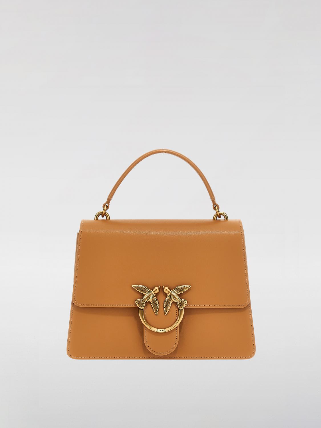 Pinko Handbag Woman Color Camel In Camel