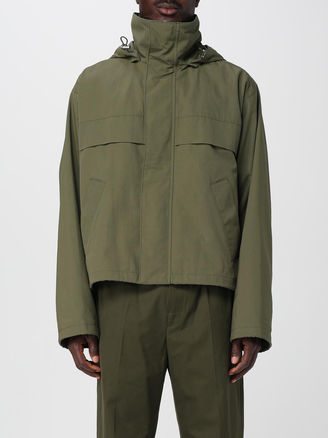 Bottega Veneta Technical Faille Blouson In Green