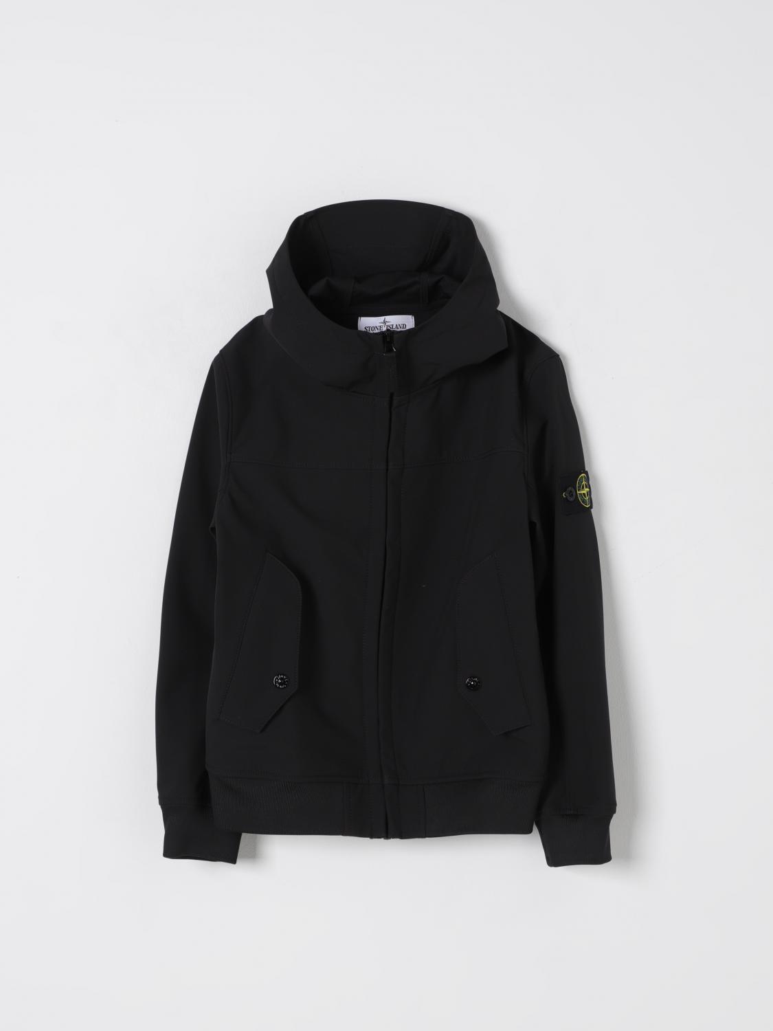 Stone Island Jacket  Junior Kids Color Black In Black