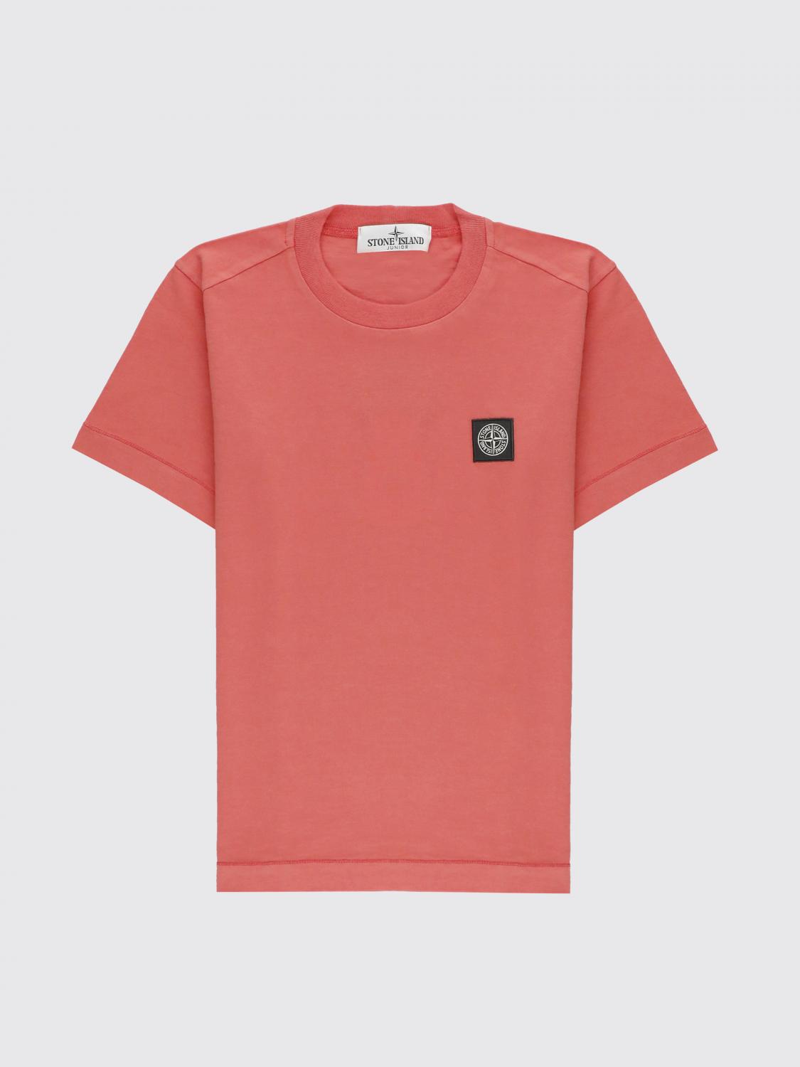 Stone Island T-shirt  Junior Kids Color Geranium In Geranium