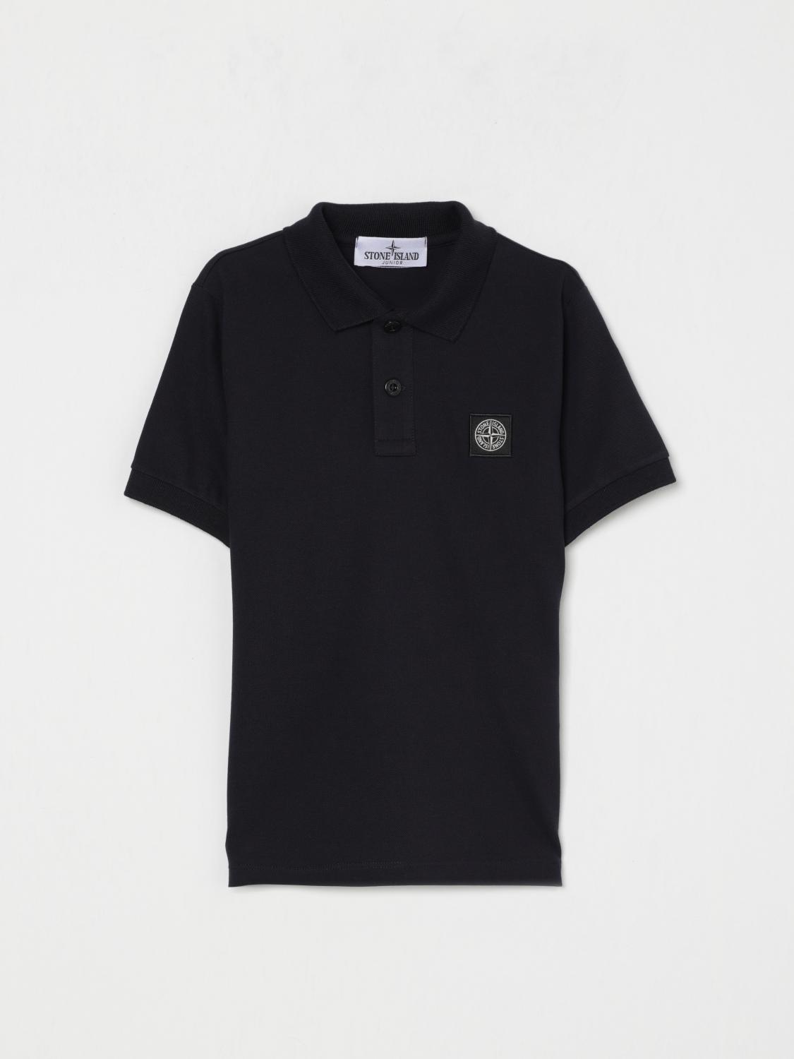 Stone Island Polo Shirt Junior Kids Color Blue In Blue