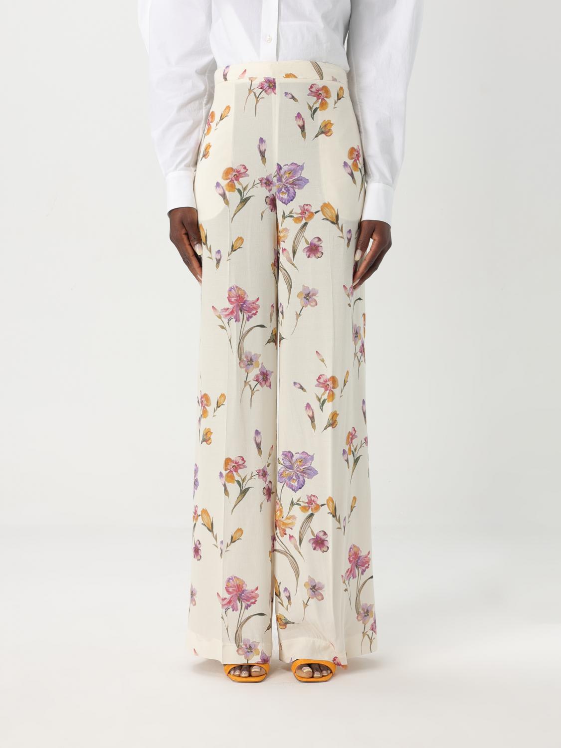 TWINSET PANTS TWINSET WOMAN COLOR MULTICOLOR G49236005