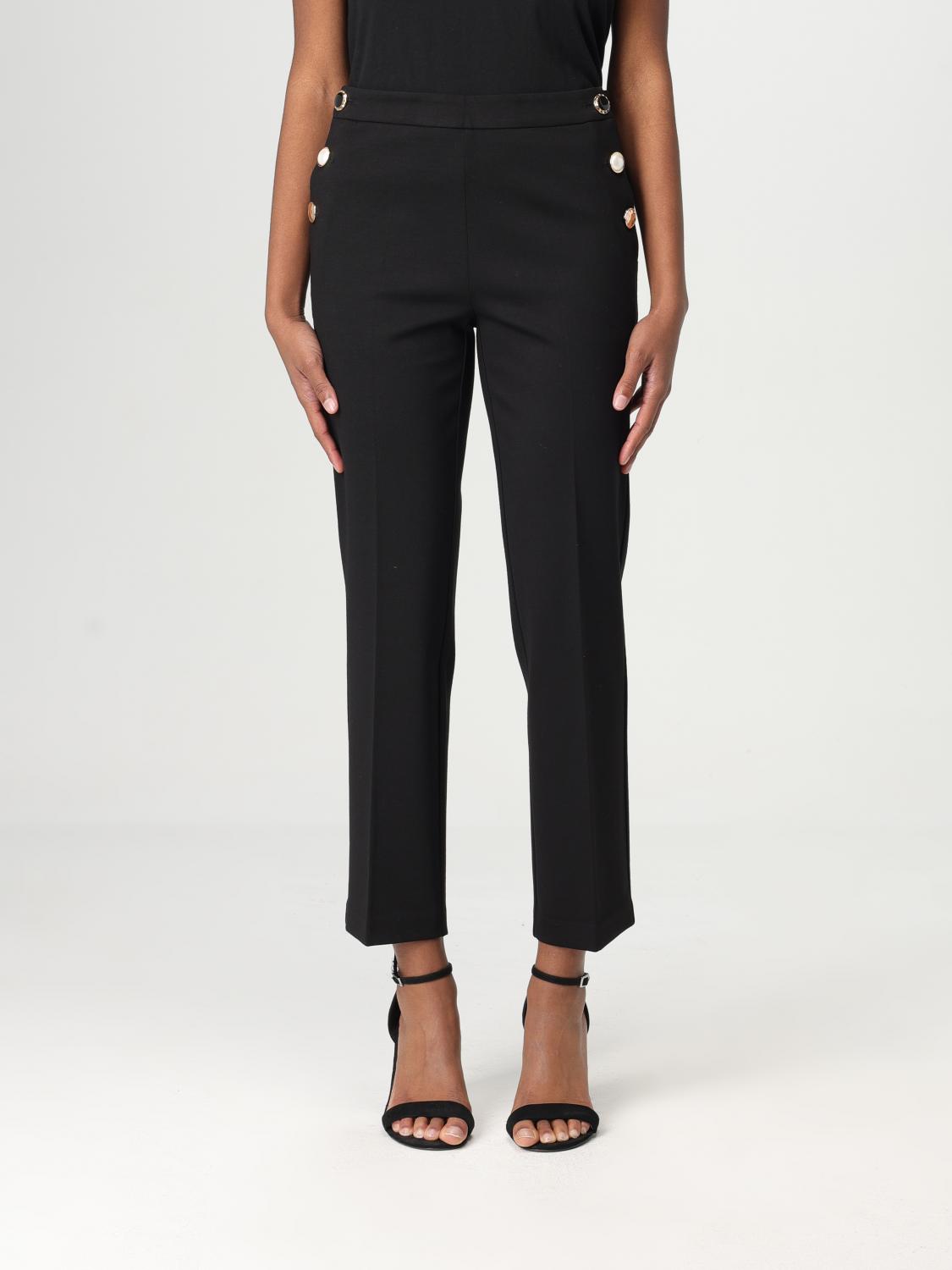 TWINSET PANTS TWINSET WOMAN COLOR BLACK G49238002