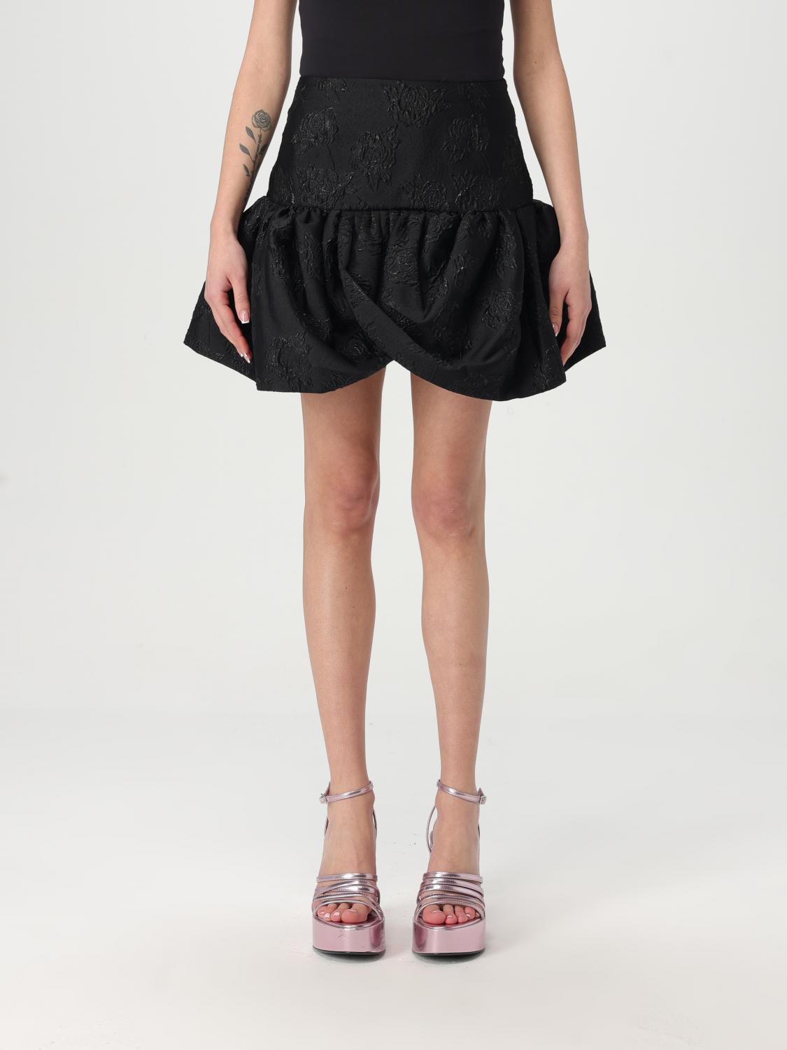 Shop Rotate Birger Christensen Skirt Rotate Woman Color Black