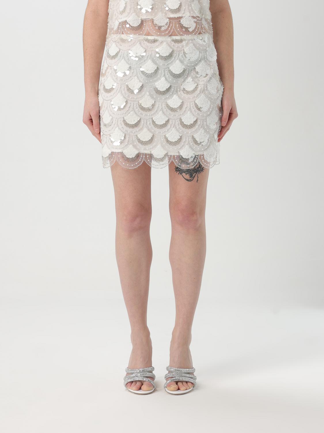 Rotate Birger Christensen Rotate Birgerchristensen Mini Skirt In White