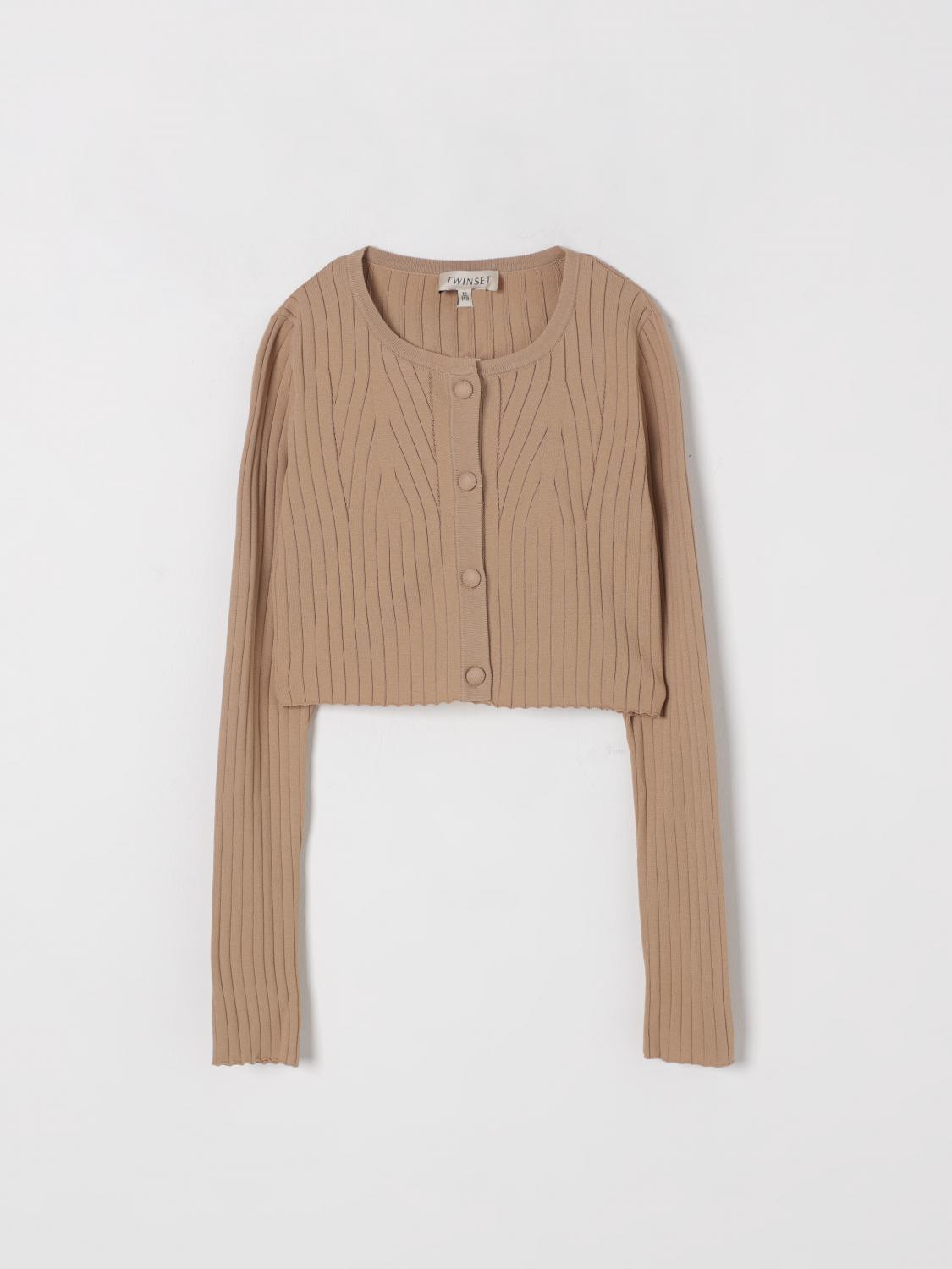 Twinset Sweater Kids Color Beige In Beige