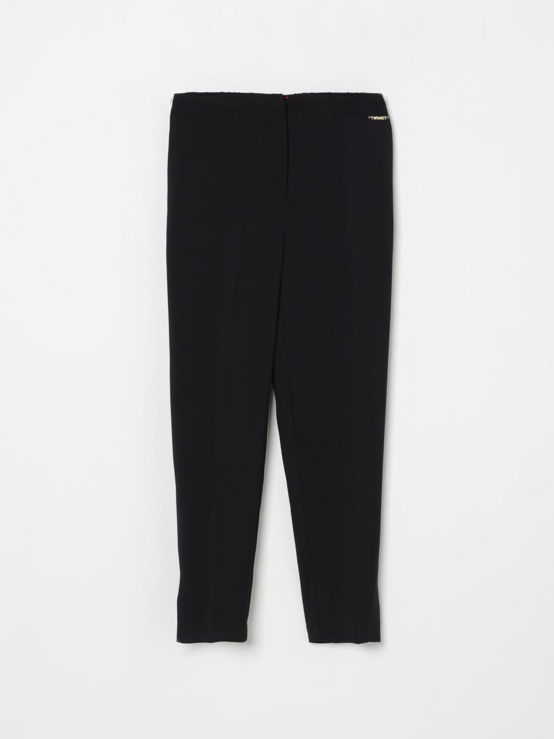 Twinset Pants Kids Color Black In Black