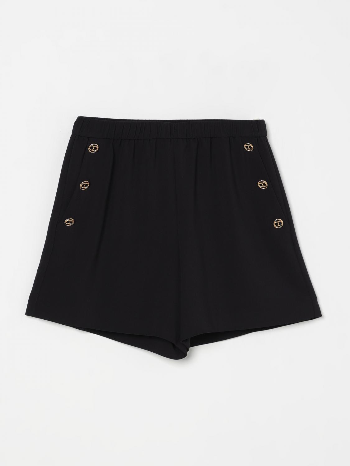 Twinset Short Kids Color Black In Black