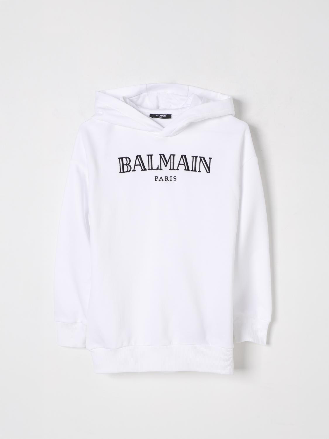 Balmain Sweater Kids Color White In White