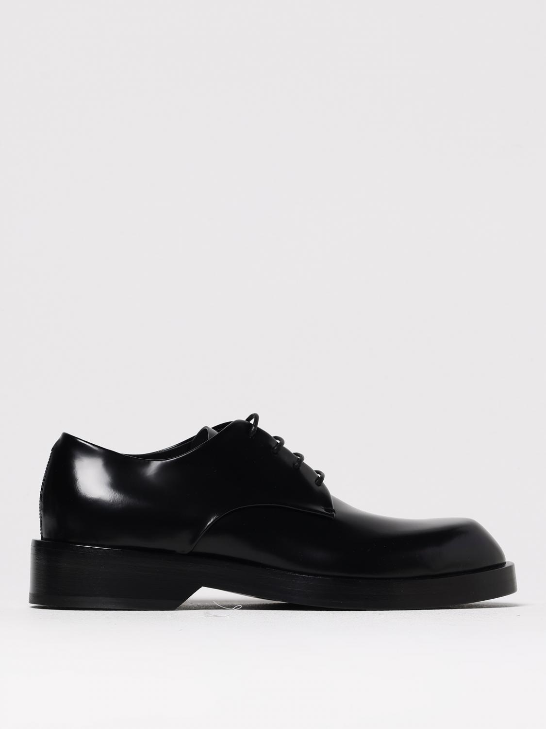 Jil Sander Men Leather Lace-up Shoes In Black