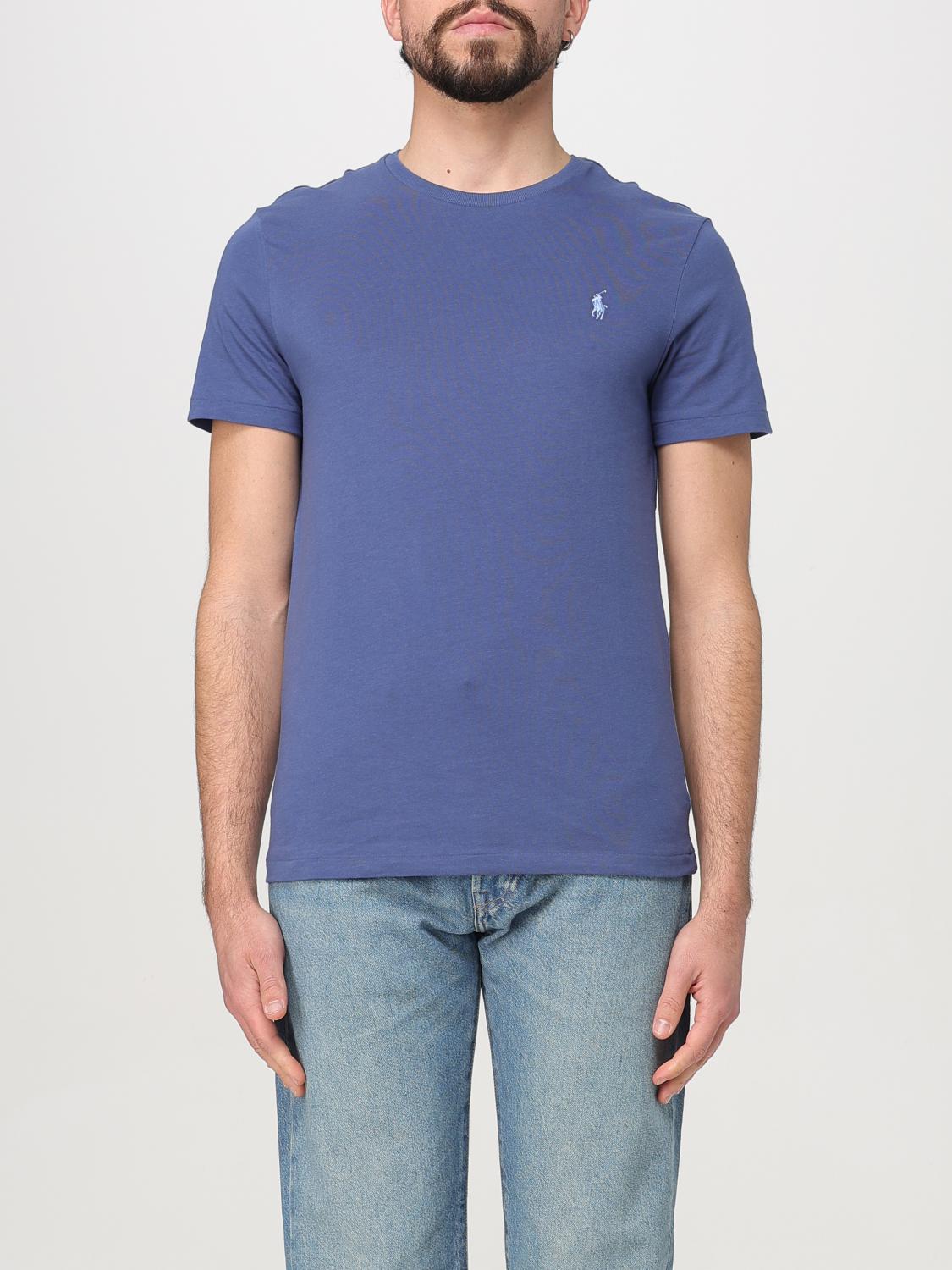 Polo Ralph Lauren T-shirt  Men Color Navy In Navy