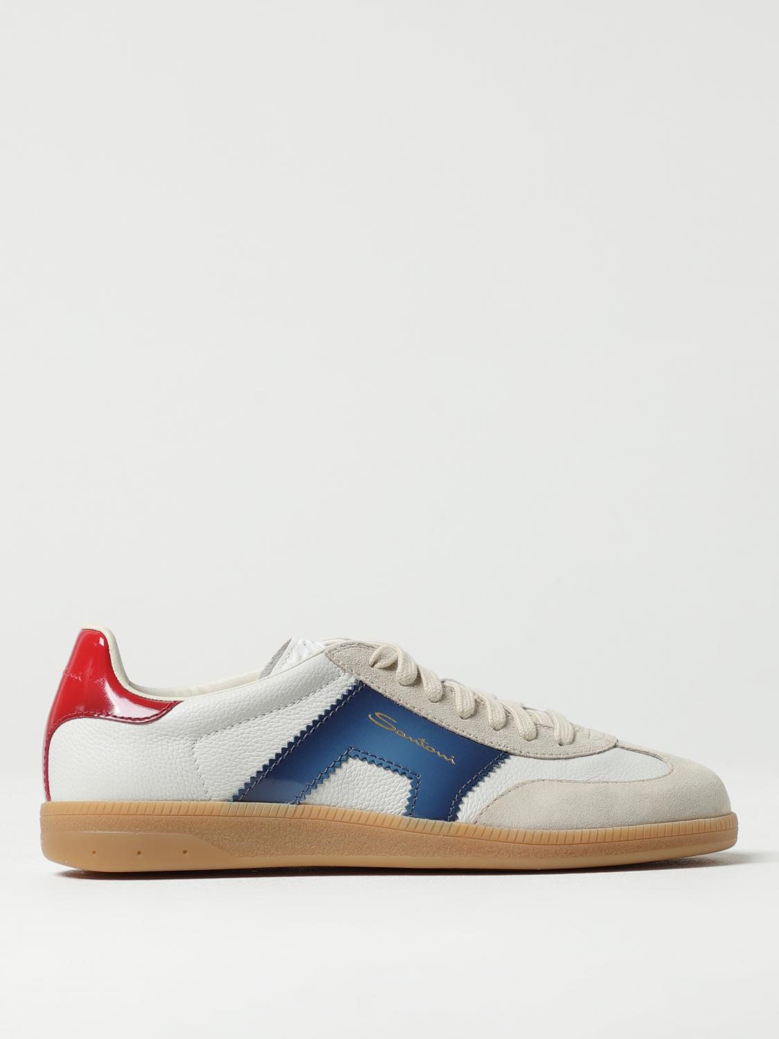 Santoni Sneakers Men Color White ModeSens