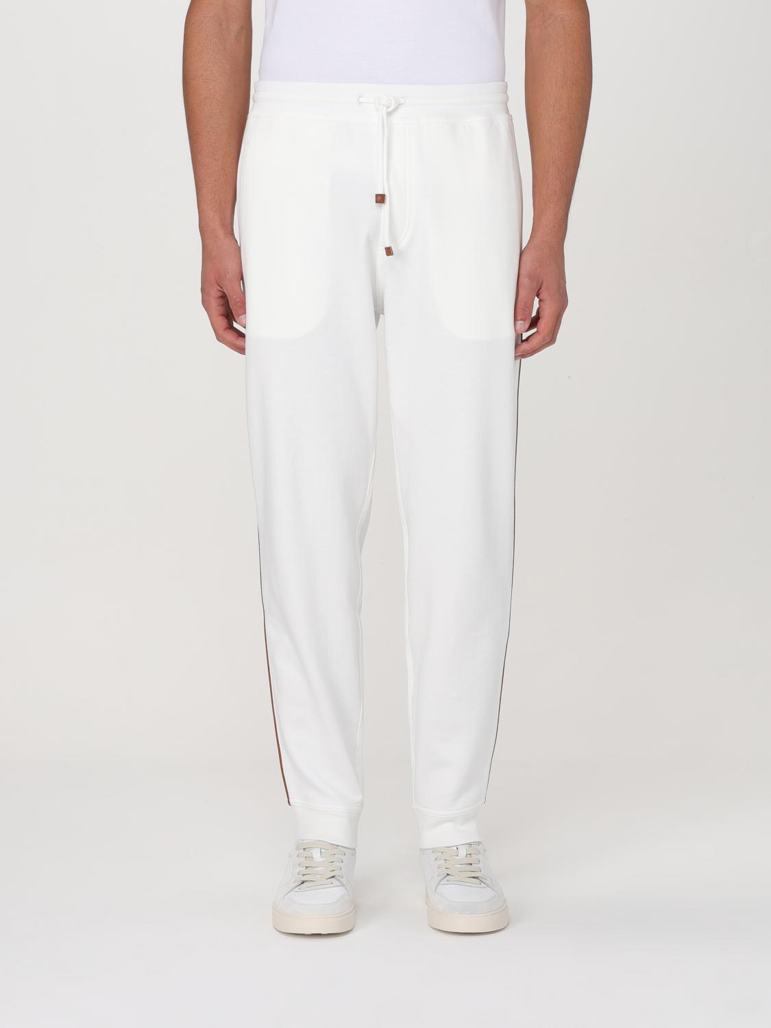 Brunello Cucinelli Pants Men Color Beige In Beige
