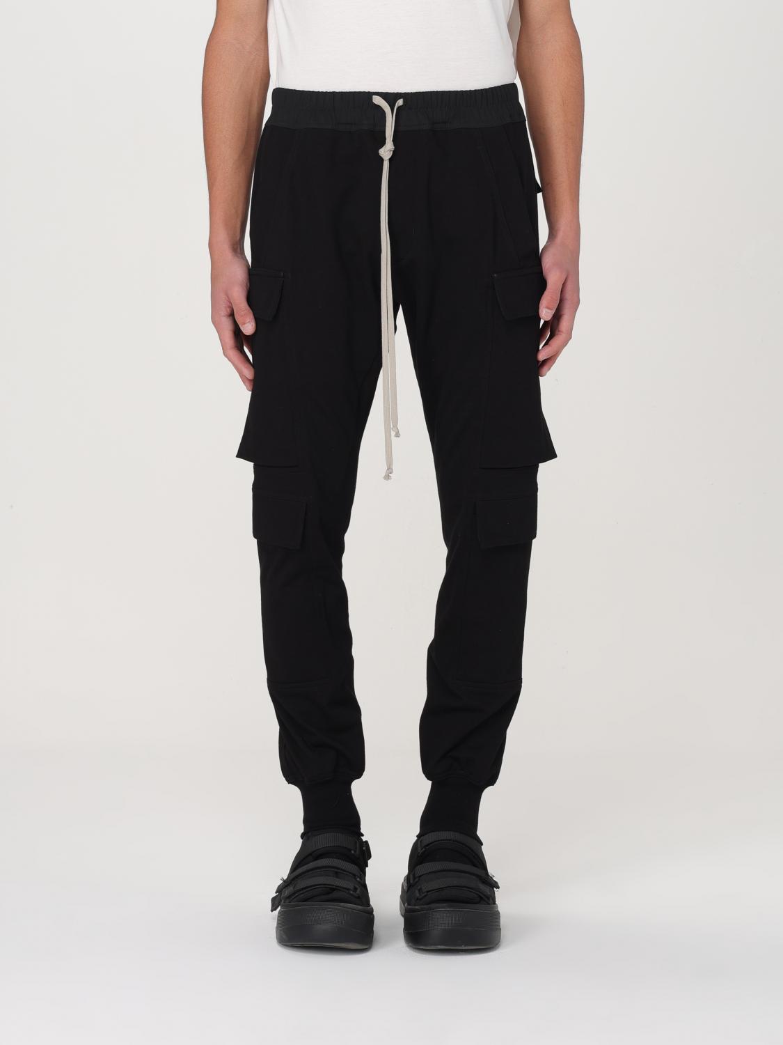 Rick Owens Pants Men Color Black In Black