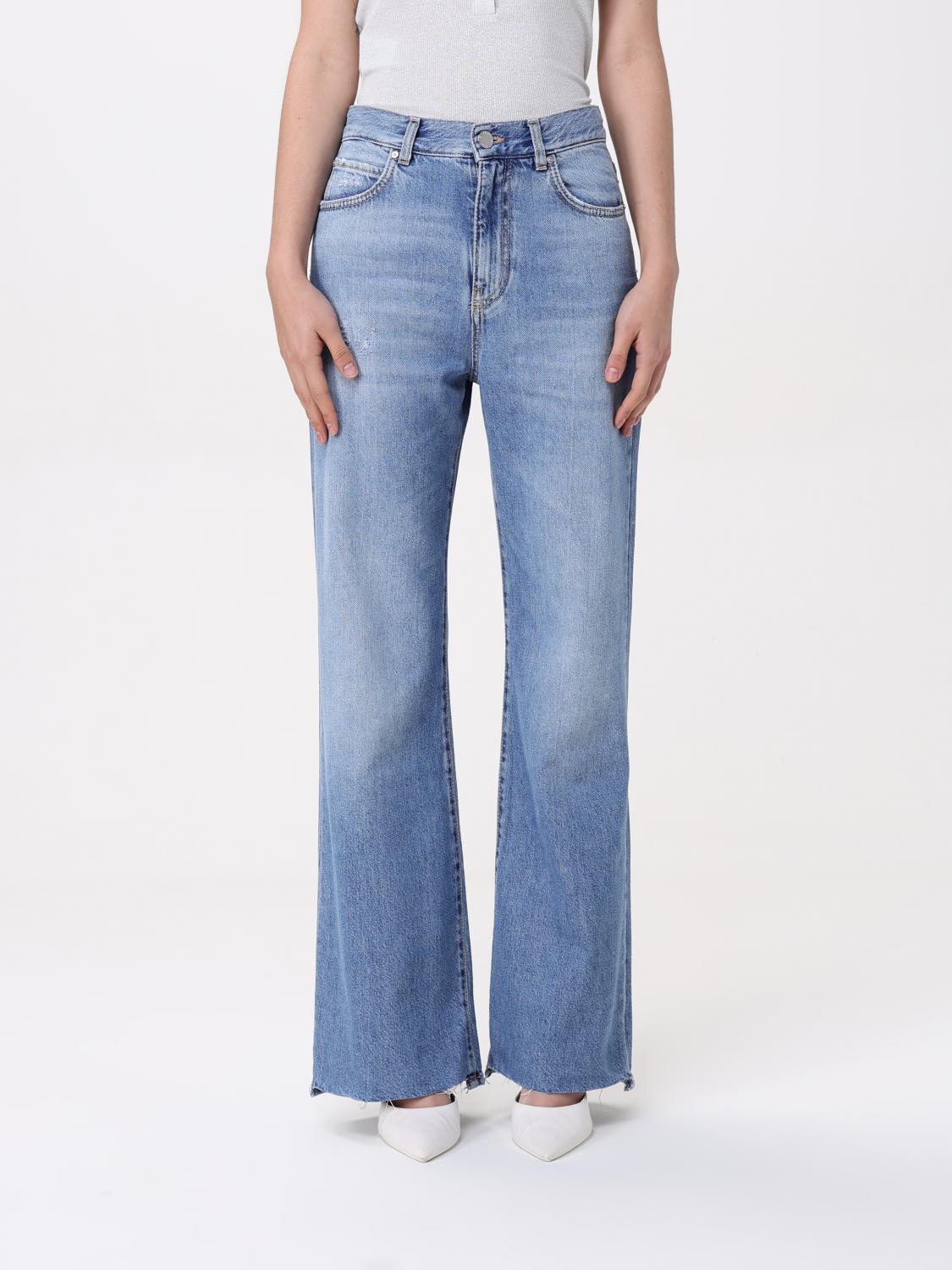 Pinko Jeans Woman Color Denim In Denim