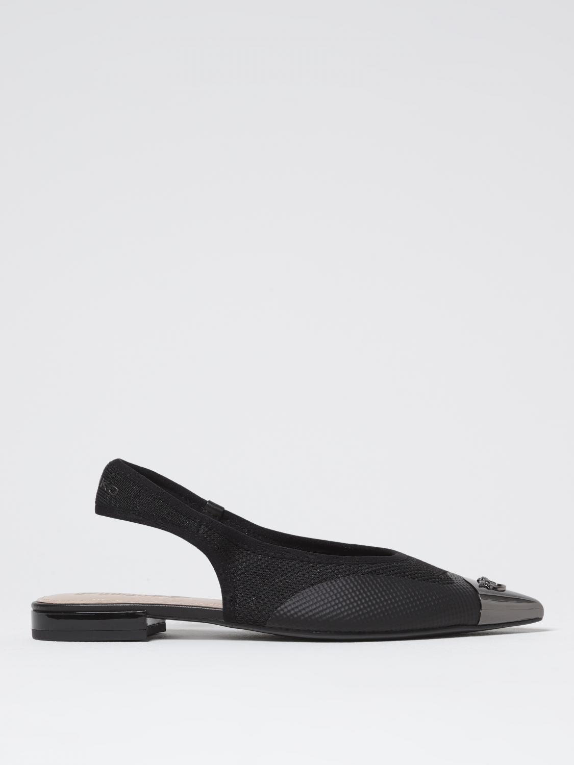 Shop Pinko Ballet Flats Woman Color Black