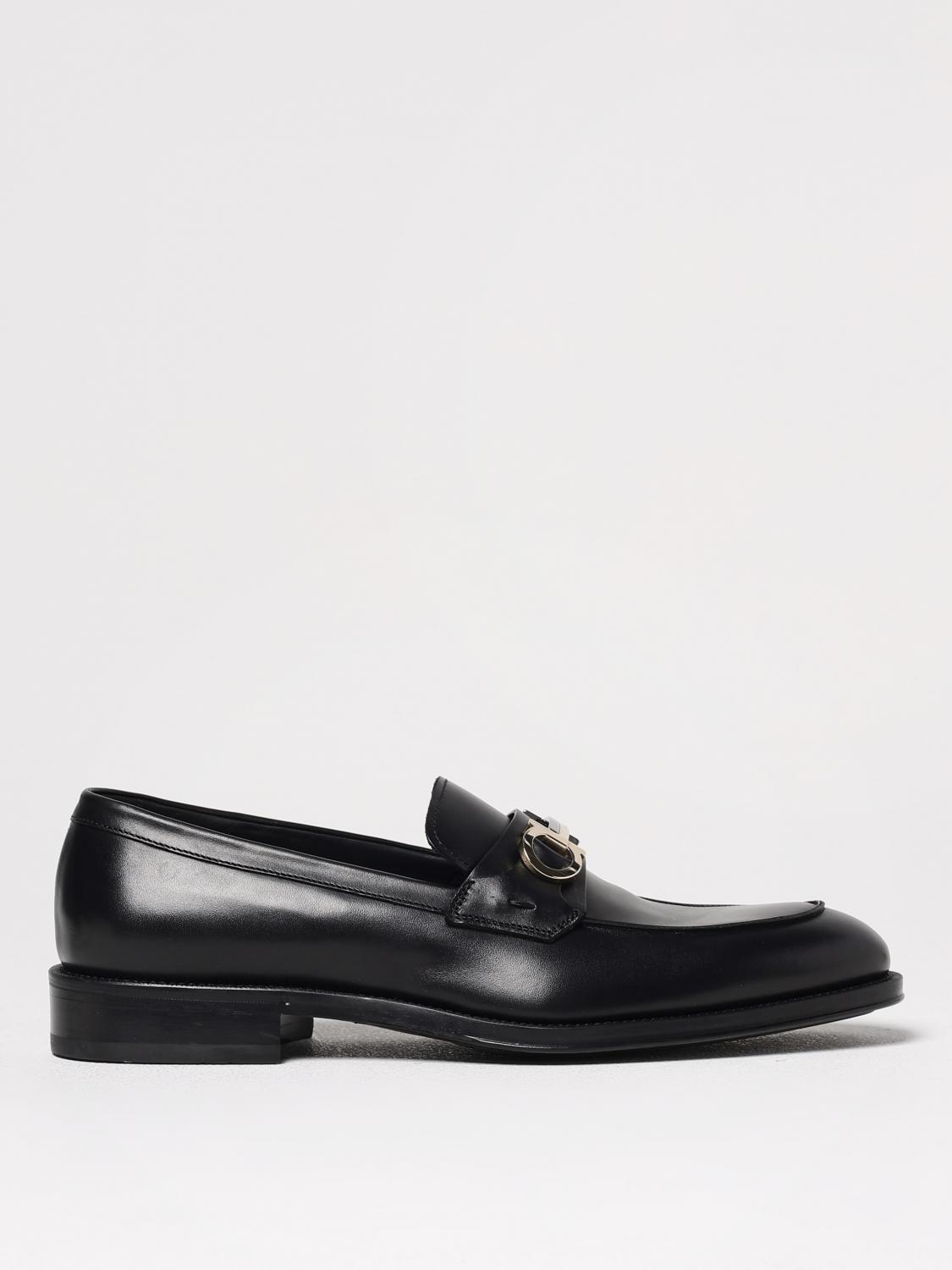 Ferragamo Man Loafers Dark Brown Size 8 Calfskin In Black