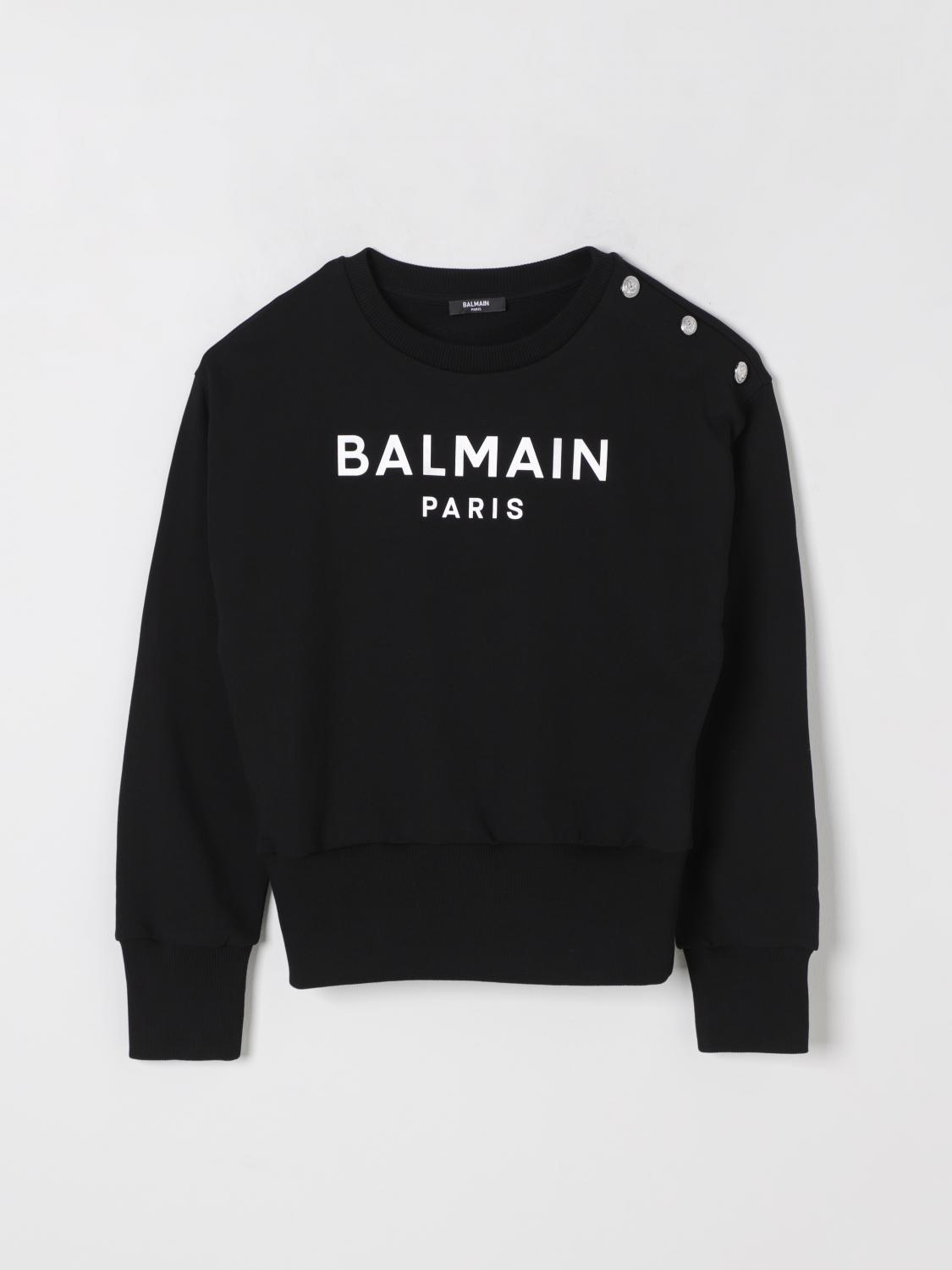 BALMAIN SWEATER BALMAIN KIDS COLOR BLACK G49594002