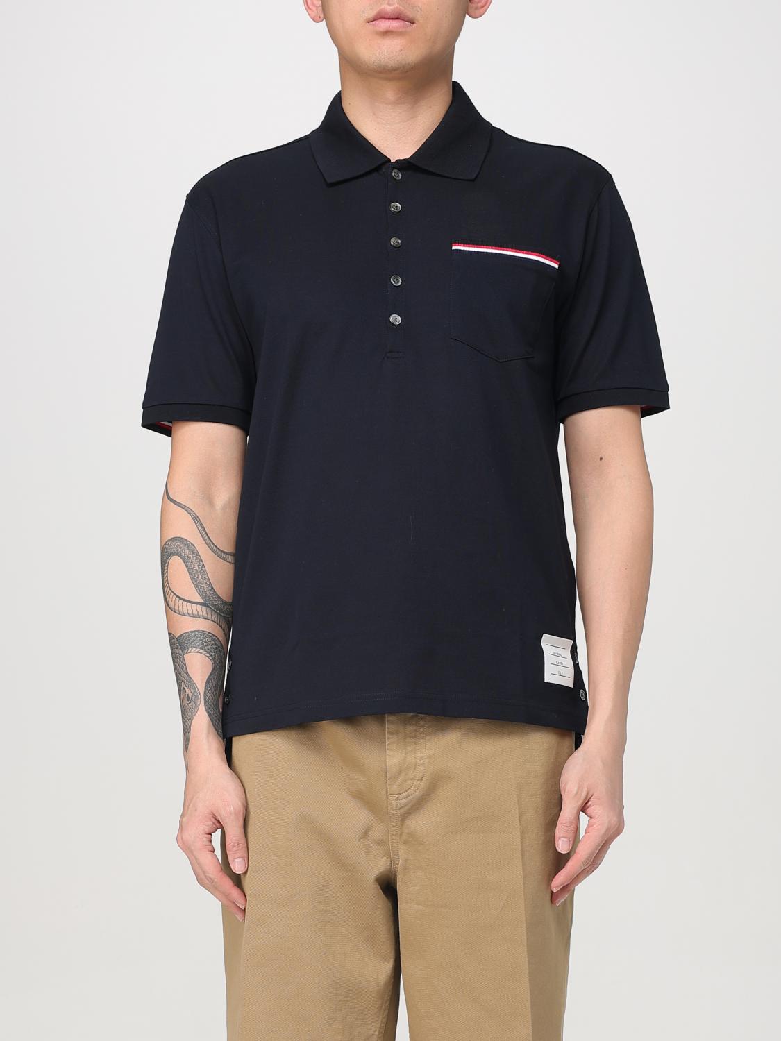 THOM BROWNE Polo Herren Farbe Navy