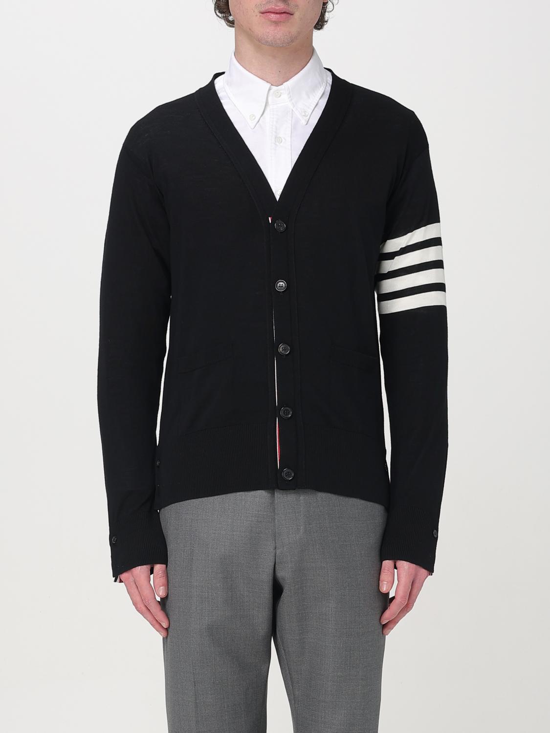 Shop Thom Browne Cardigan Men Color Black