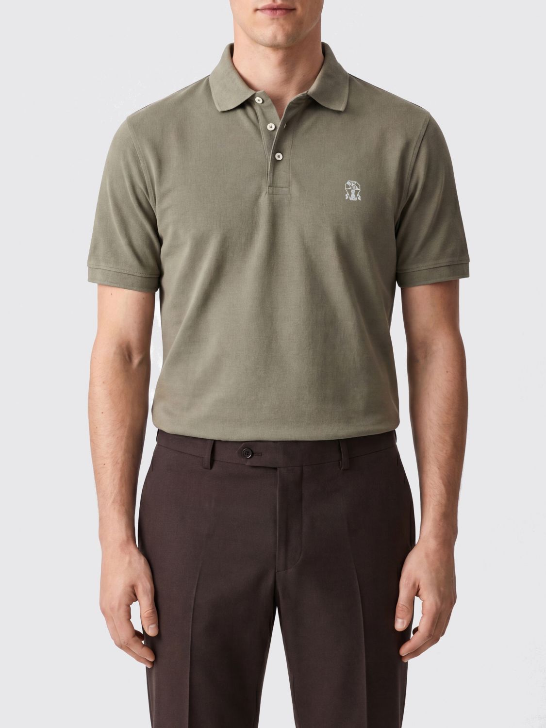 BRUNELLO CUCINELLI Polo in cotone