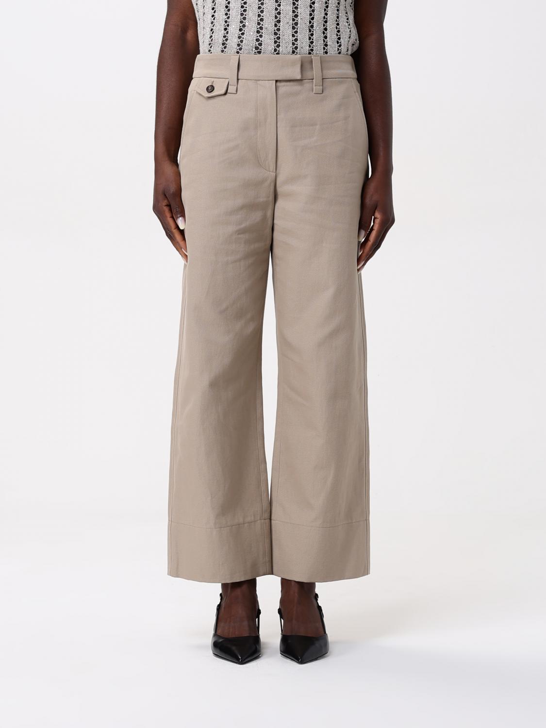 Brunello Cucinelli Pants Woman Color Colonial In Sand