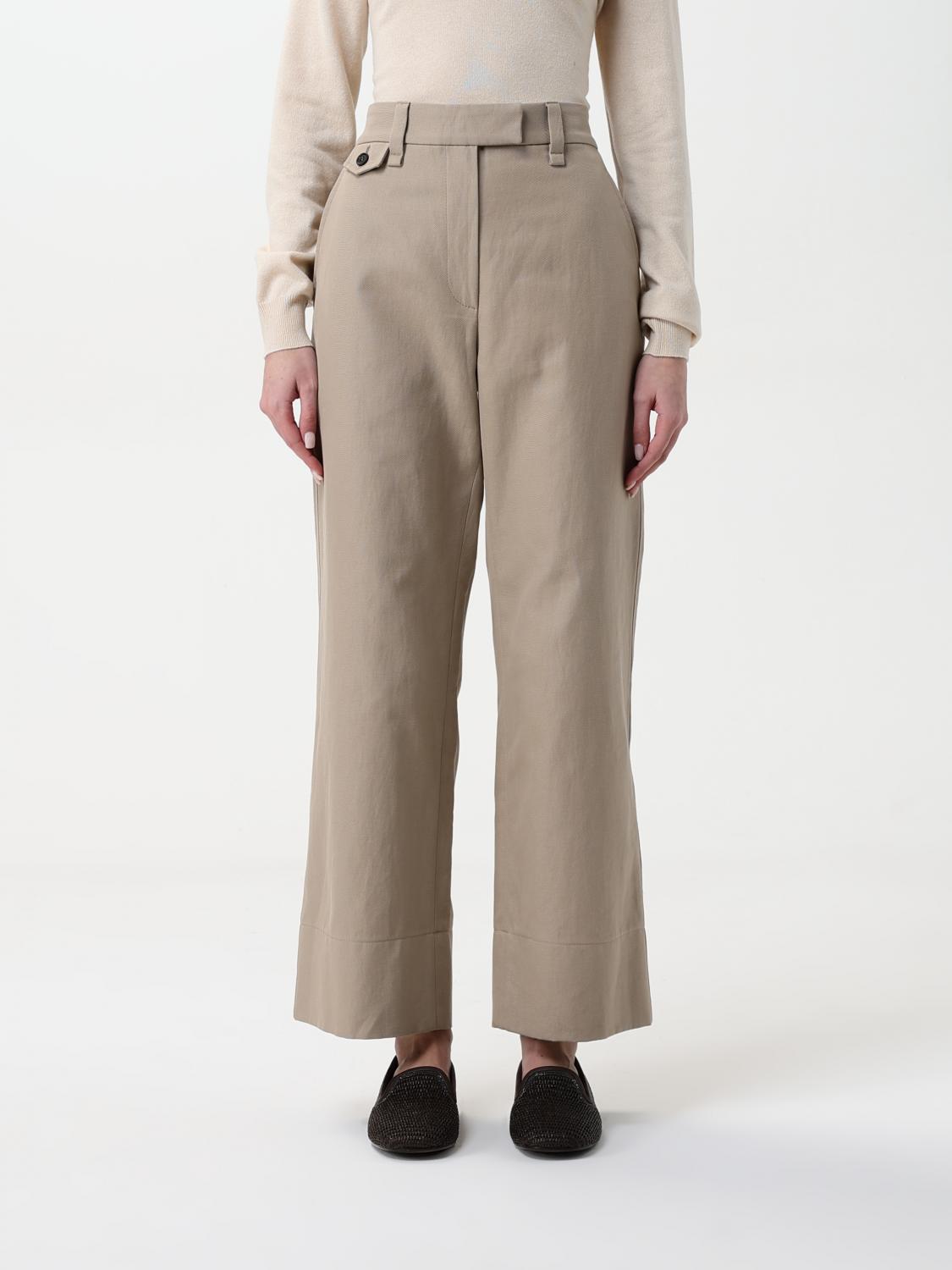 Brunello Cucinelli Pants Woman Color Colonial In Colonial