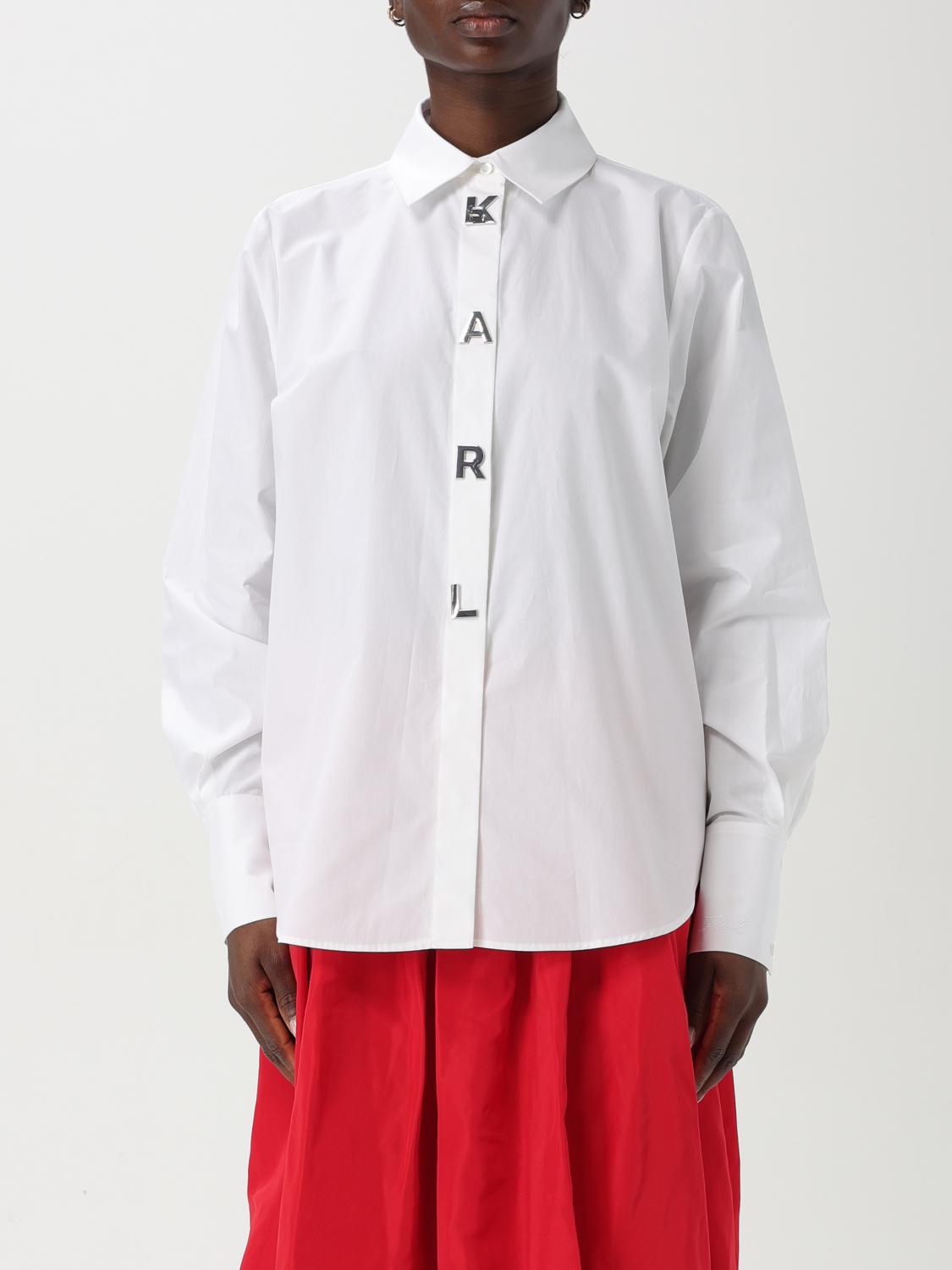 Karl Lagerfeld Shirt Woman Color White In White