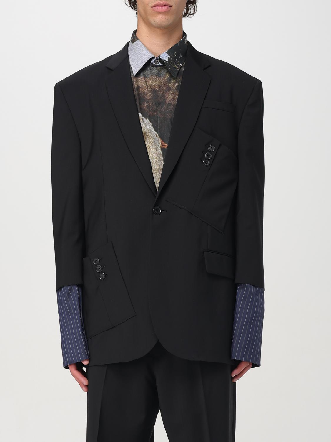Moschino Blazer Couture Men Color Black In Black