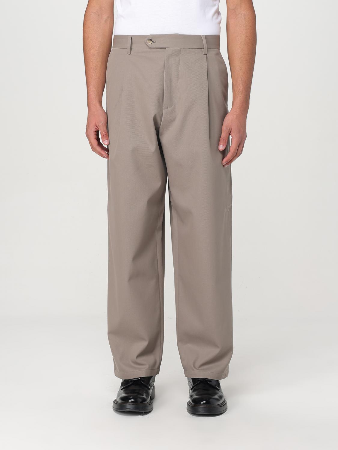 Moschino Pants Couture Men Color Beige In Beige