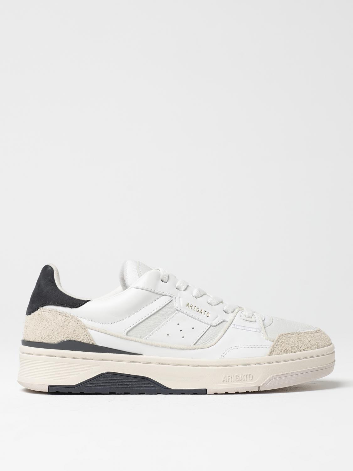 Axel Arigato Clay Sneaker Sneakers In White Suede And Leather In White