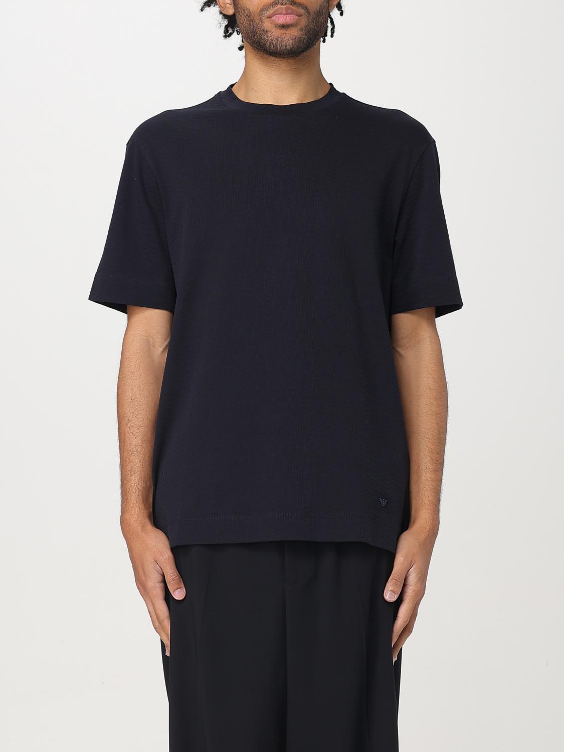 Emporio Armani T-shirt Men Color Blue In Blue