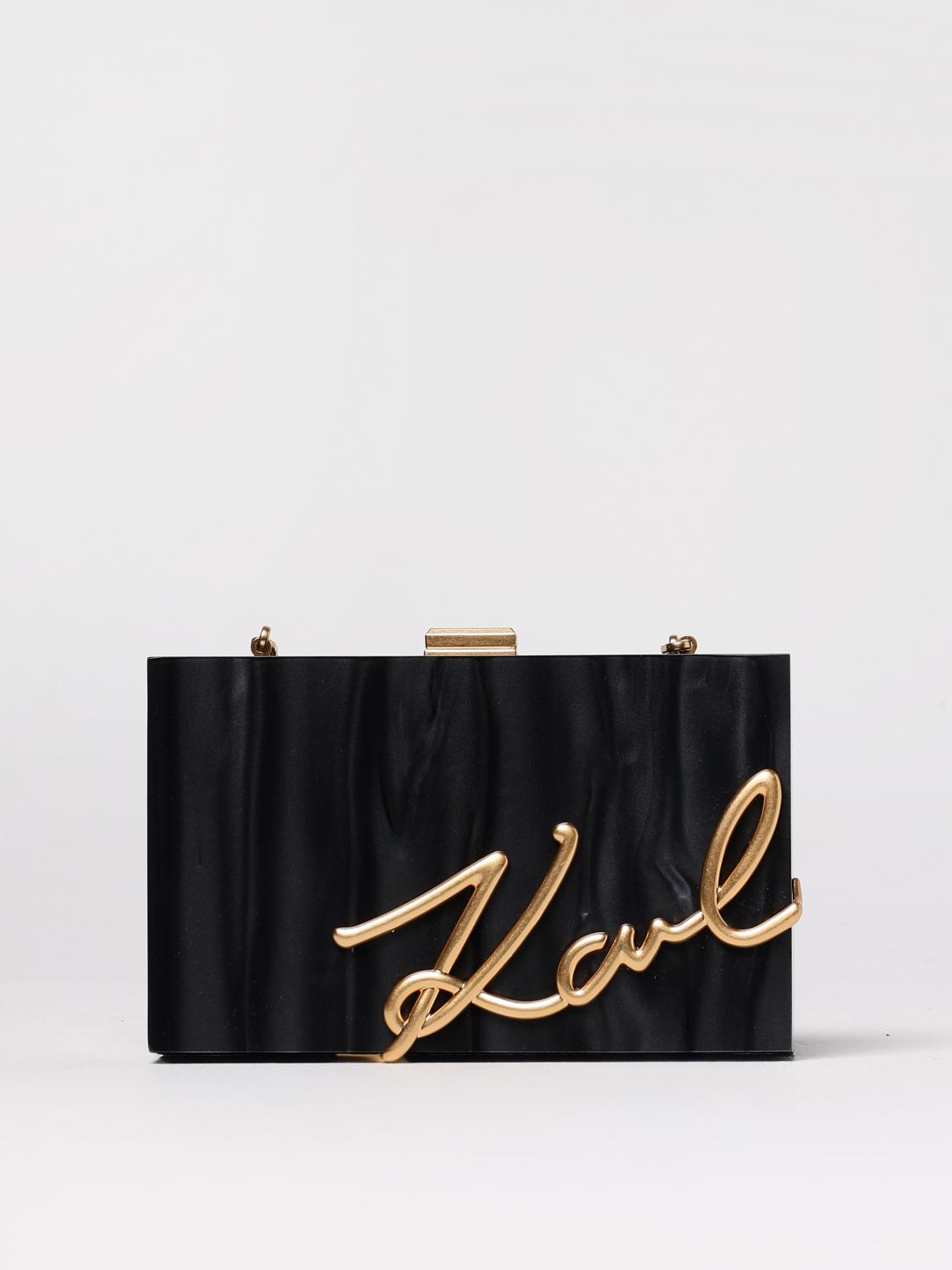 Karl Lagerfeld Mini Bag Woman Color Black In Black