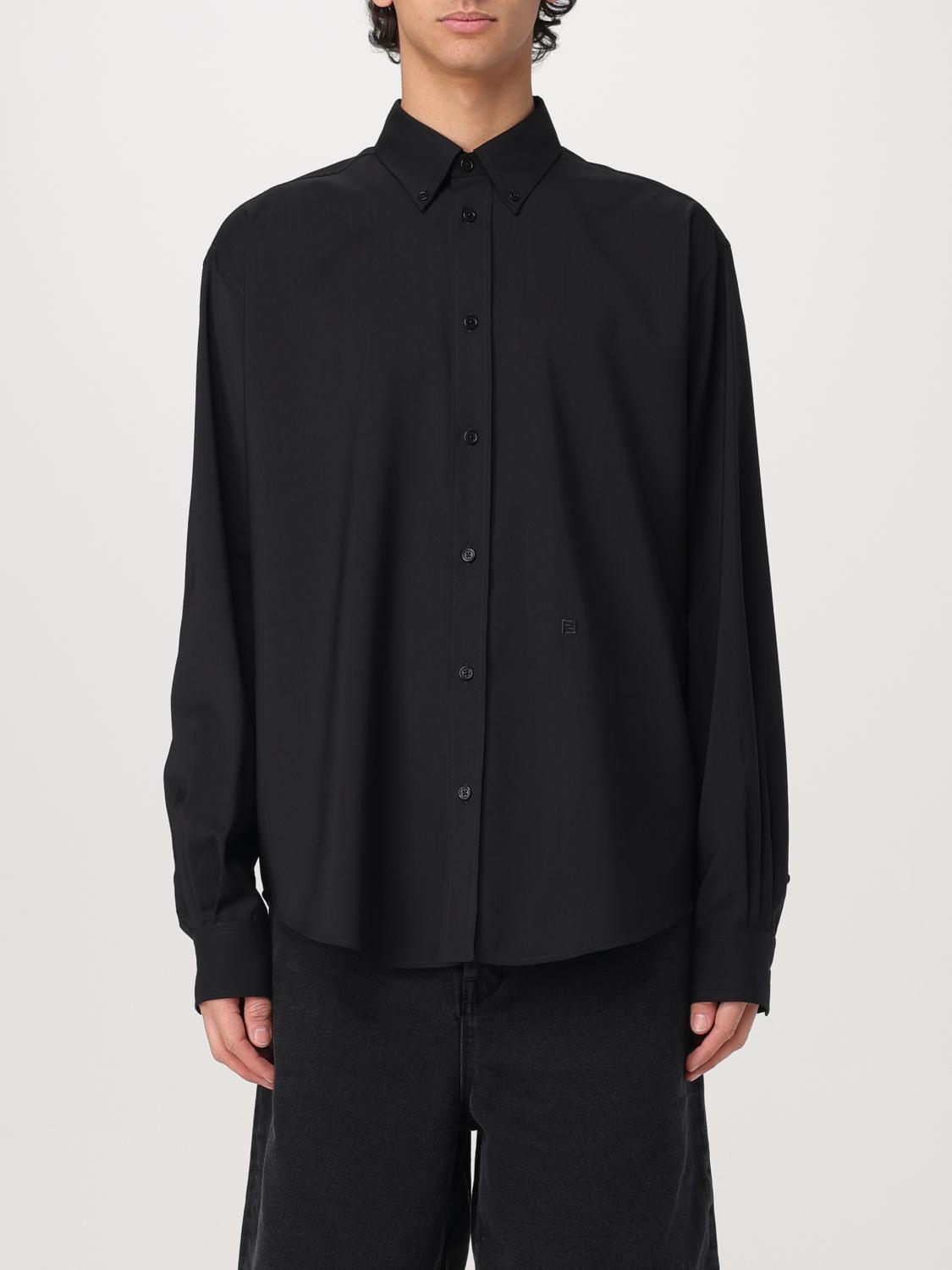 Shirt FENDI Men color Black