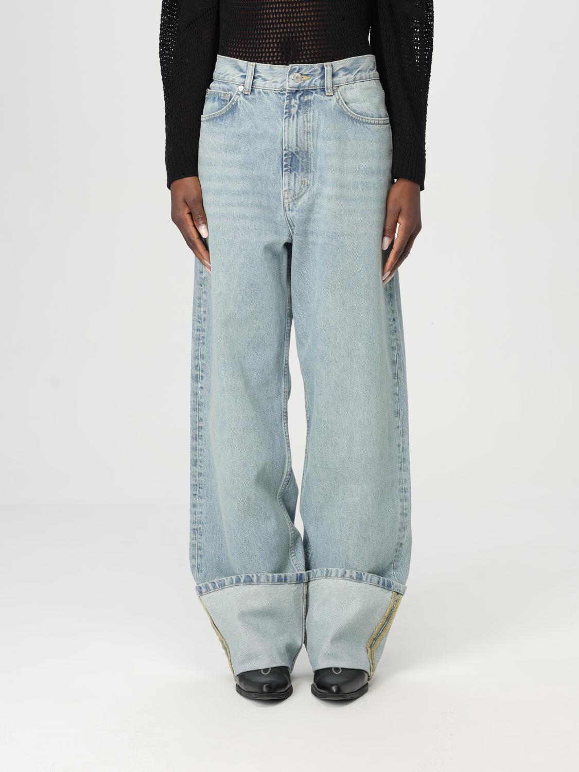 Moschino Jeans Jeans  Woman Color Denim In Denim