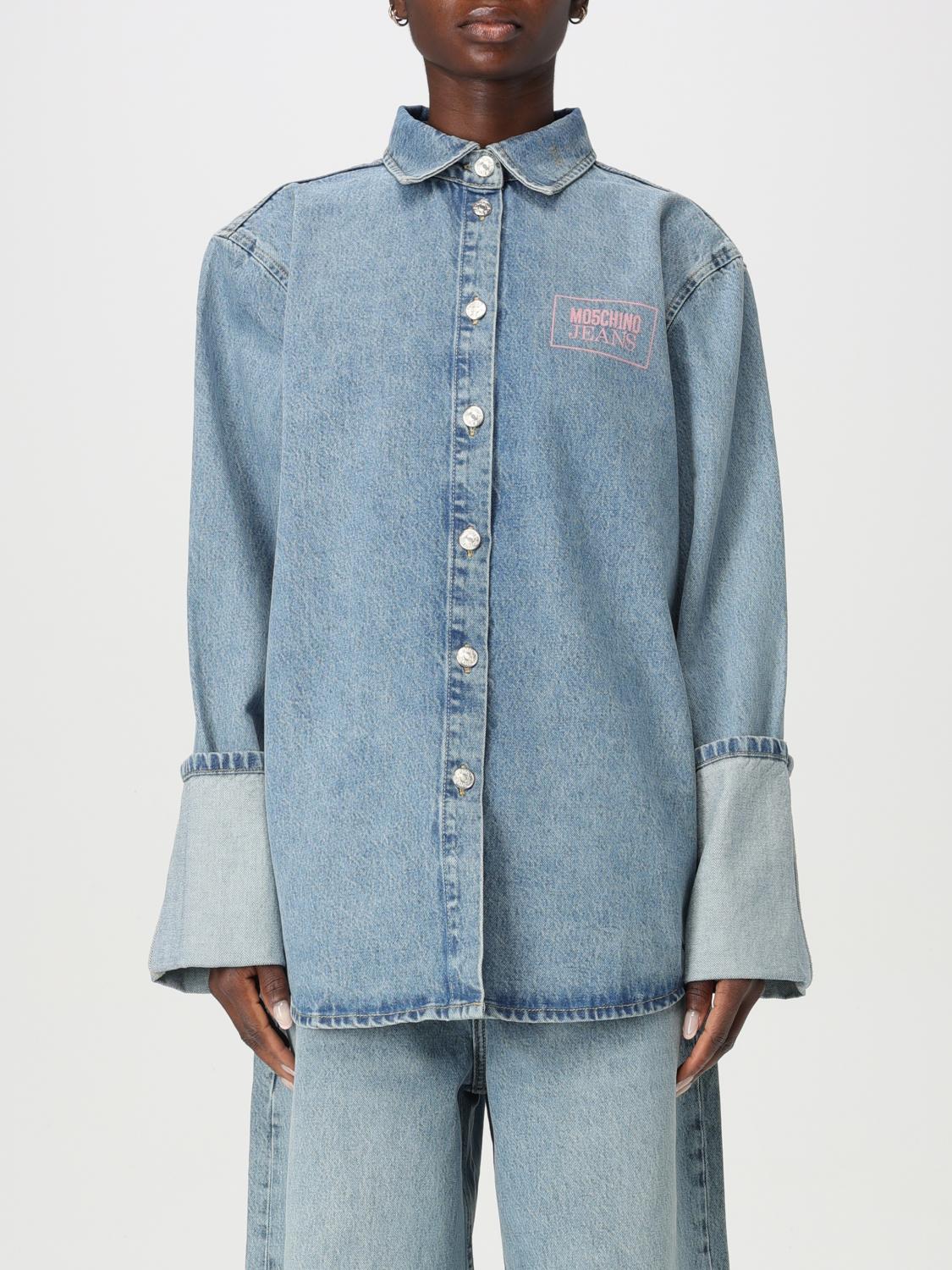 Shirt MOSCHINO JEANS Woman color Denim