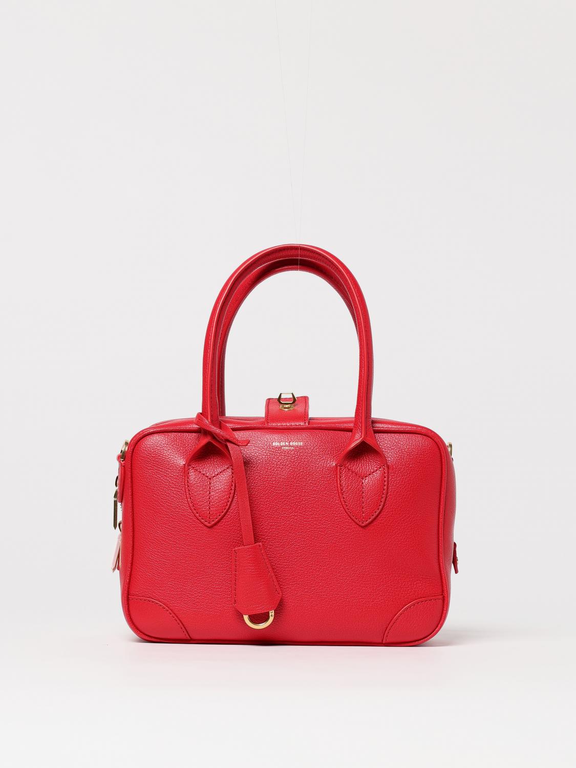 Golden Goose Vita Leather Handbag In Black