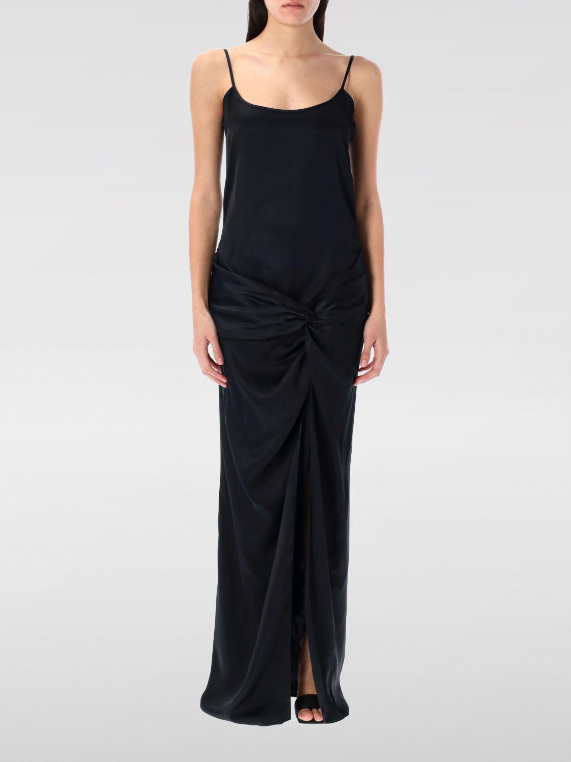Shop Attico Dress The Woman Color Black