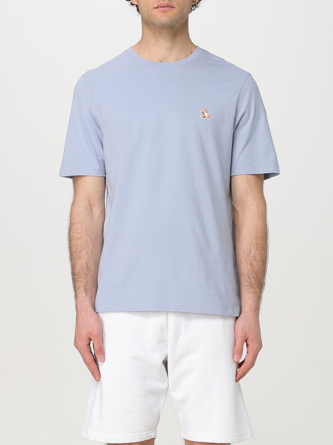 Maison Kitsuné Maison Kitsune Chillax Fox T Shirt In Hellblau